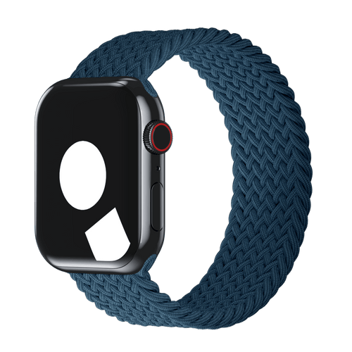 Abyss Blue Braided Solo Loop for Apple Watch iSTRAP