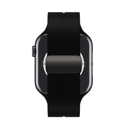 Black D-Buckle Sport Band for Apple Watch iSTRAP