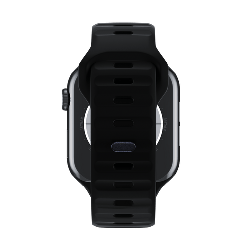 Black Sport Band Groove for Apple Watch iSTRAP