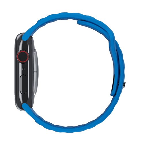 Blue Sport Band Groove for Apple Watch iSTRAP