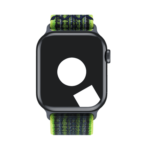 Bright Green/Blue Sport Loop Active for Apple Watch iSTRAP