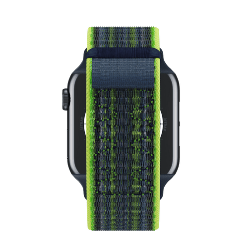 Bright Green/Blue Sport Loop Active for Apple Watch iSTRAP