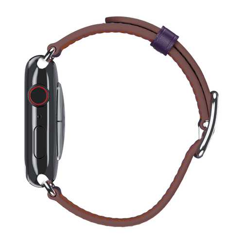 Dark Aubergine Contemporary Buckle for Apple Watch iSTRAP