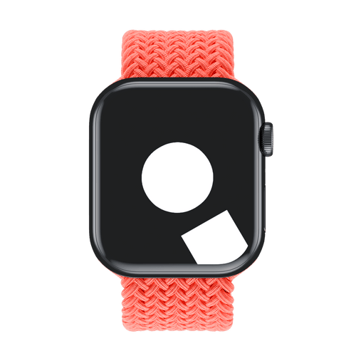 Electric Orange Braided Solo Loop for Apple Watch iSTRAP
