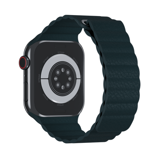Forest Green Leather Loop for Apple Watch iSTRAP
