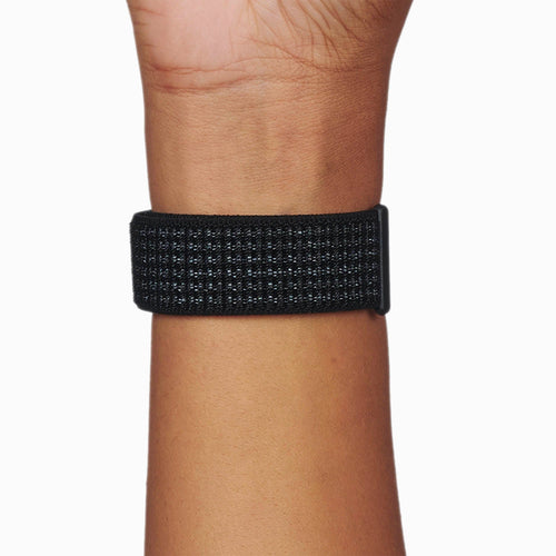 Black/Pure Platinum Sport Loop for Apple Watch iSTRAP