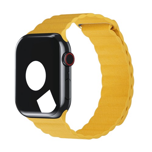 Meyer Lemon Leather Loop for Apple Watch iSTRAP