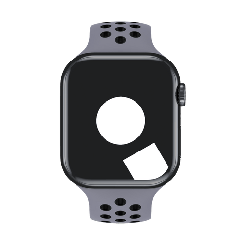 Obsidian Mist/Black Sport Band Active for Apple Watch iSTRAP