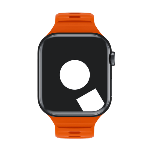 Orange Sport Band Groove for Apple Watch iSTRAP