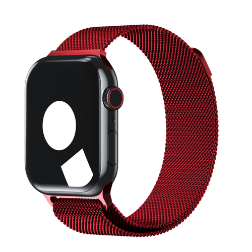 Red Milanese Loop for Apple Watch iSTRAP