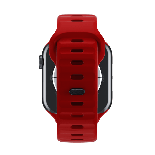 Red Sport Band Groove for Apple Watch iSTRAP