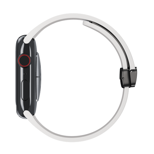 White D-Buckle Sport Band for Apple Watch iSTRAP