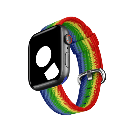 Rainbow Woven Nylon for Apple Watch