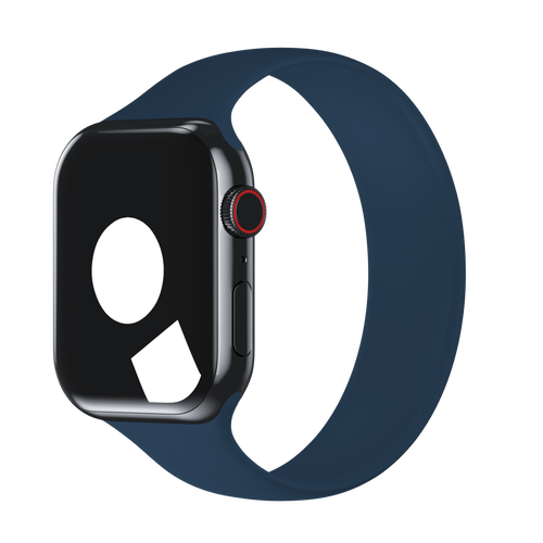 Abyss Blue Solo Loop for Apple Watch iSTRAP