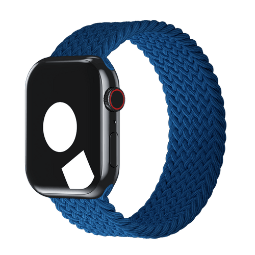 Atlantic Blue Braided Solo Loop Band for Apple Watch iSTRAP