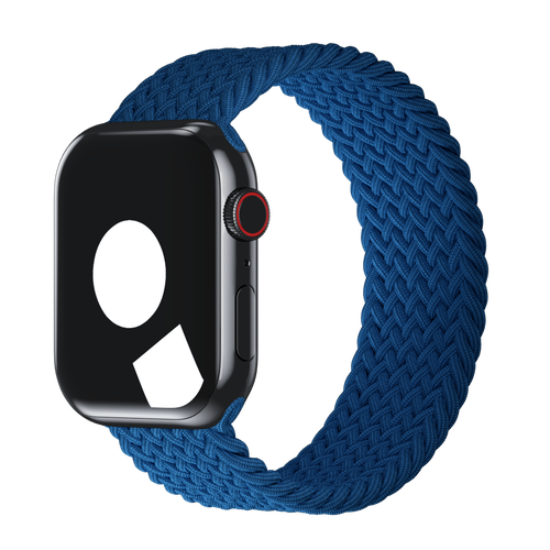 Atlantic Blue Braided Solo Loop Band for Apple Watch iSTRAP