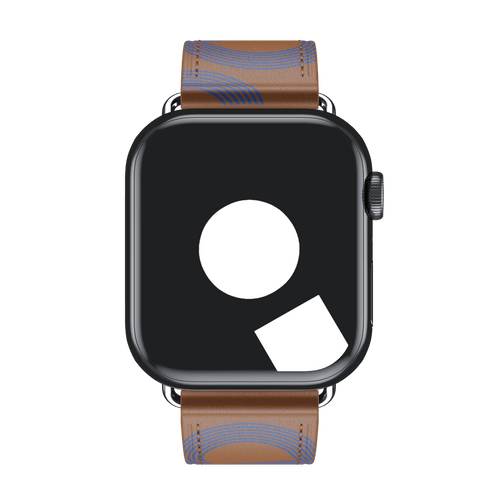 Biscuit/Bleu Électrique Single Tour for Apple Watch iSTRAP