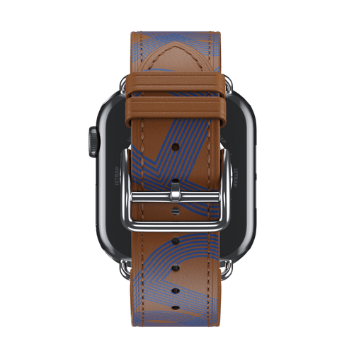 Biscuit/Bleu Électrique Single Tour for Apple Watch iSTRAP