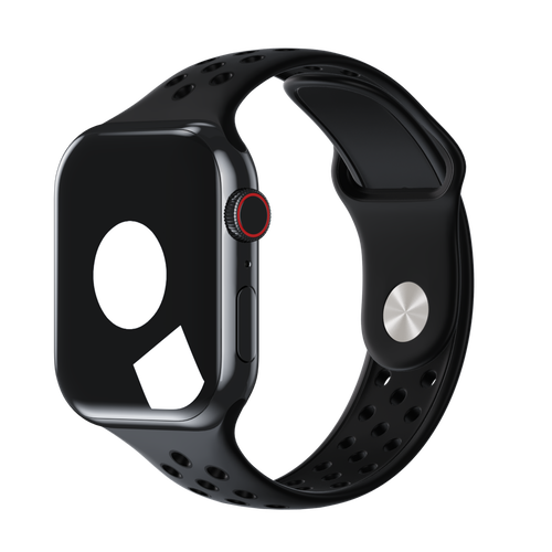 Black/Black Sport Band Active for Apple Watch