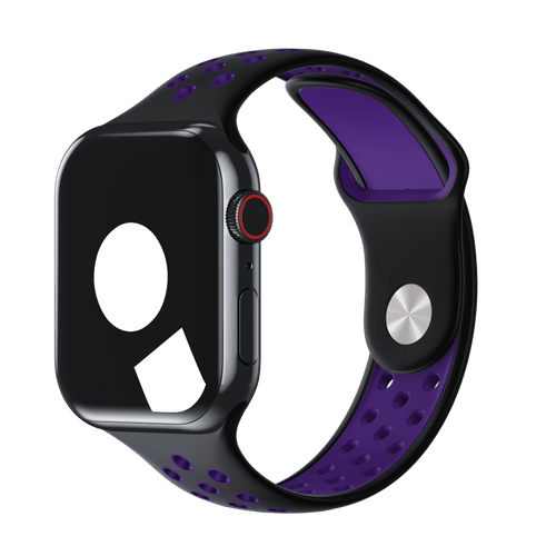 Black Hyper Grape Sport Band Active for Apple Watch