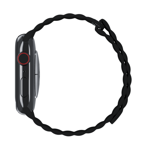 Black Leather Loop for Apple Watch iSTRAP