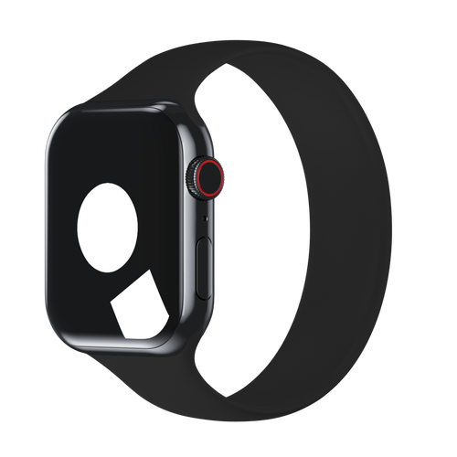 Black Solo Loop for Apple Watch