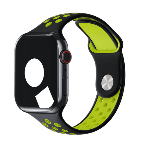 Nike sport band black volt discount