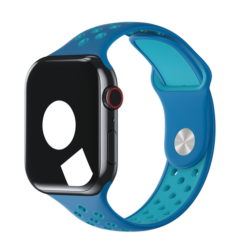 Blue Orbit/Gamma Blue Sport Band Active for Apple Watch