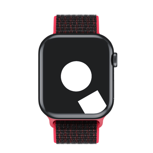 Bright Crimson/Black Sport Loop for Apple Watch