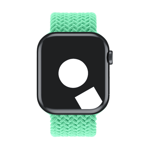 Bright Green Braided Solo Loop for Apple Watch iSTRAP