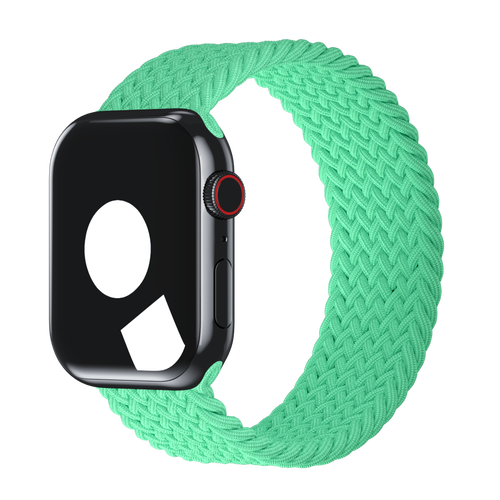 Bright Green Braided Solo Loop Band for Apple Watch iSTRAP