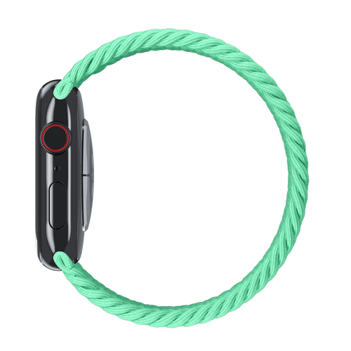 Bright Green Braided Solo Loop for Apple Watch iSTRAP