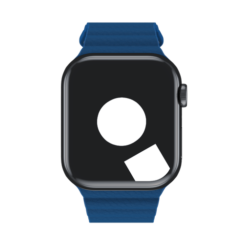 Cape Cod Blue Leather Loop for Apple Watch