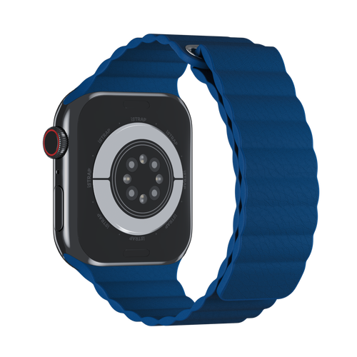 Cape Cod Blue Leather Loop for Apple Watch