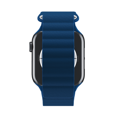 Cape Cod Blue Leather Loop for Apple Watch