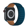 Diver Blue Leather Link for Apple Watch iSTRAP