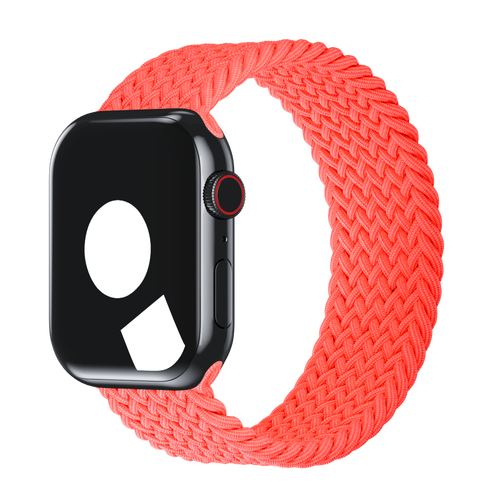 Electric Orange Braided Solo Loop for Apple Watch