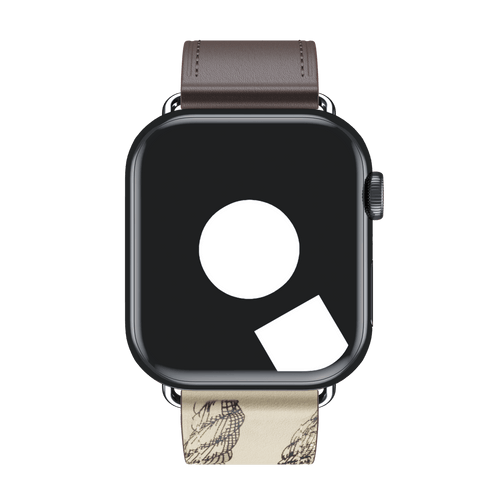 Étain/Béton Single Tour for Apple Watch iSTRAP