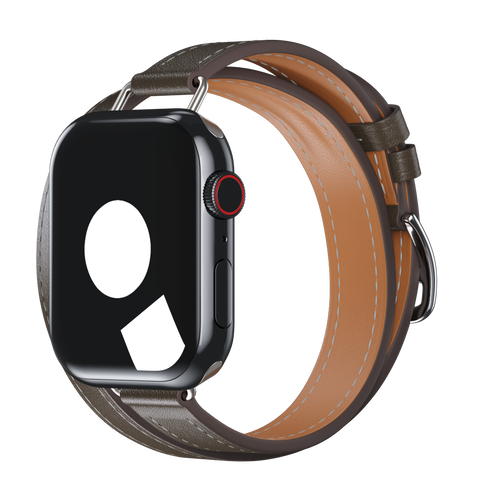 Etoupe Attelage Double Tour for Apple Watch iSTRAP