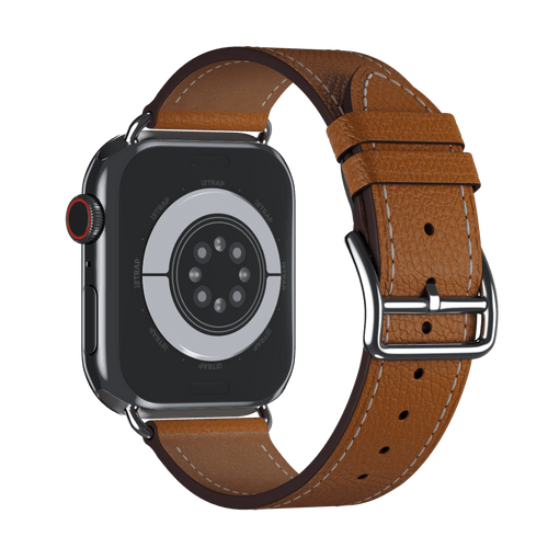 Fauve Epsom Single Tour for Apple Watch iSTRAP