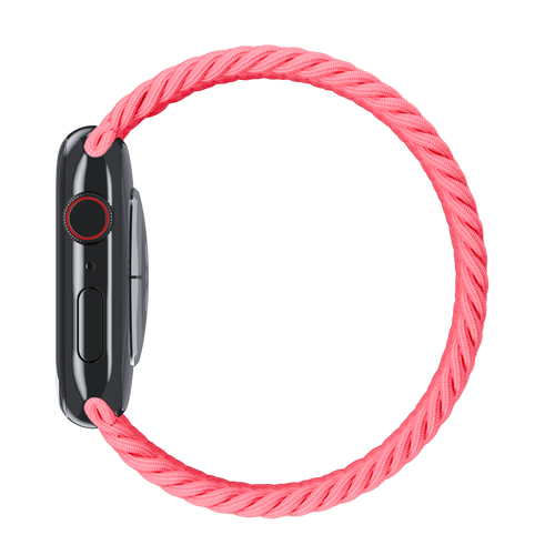 Guava Braided Solo Loop for Apple Watch