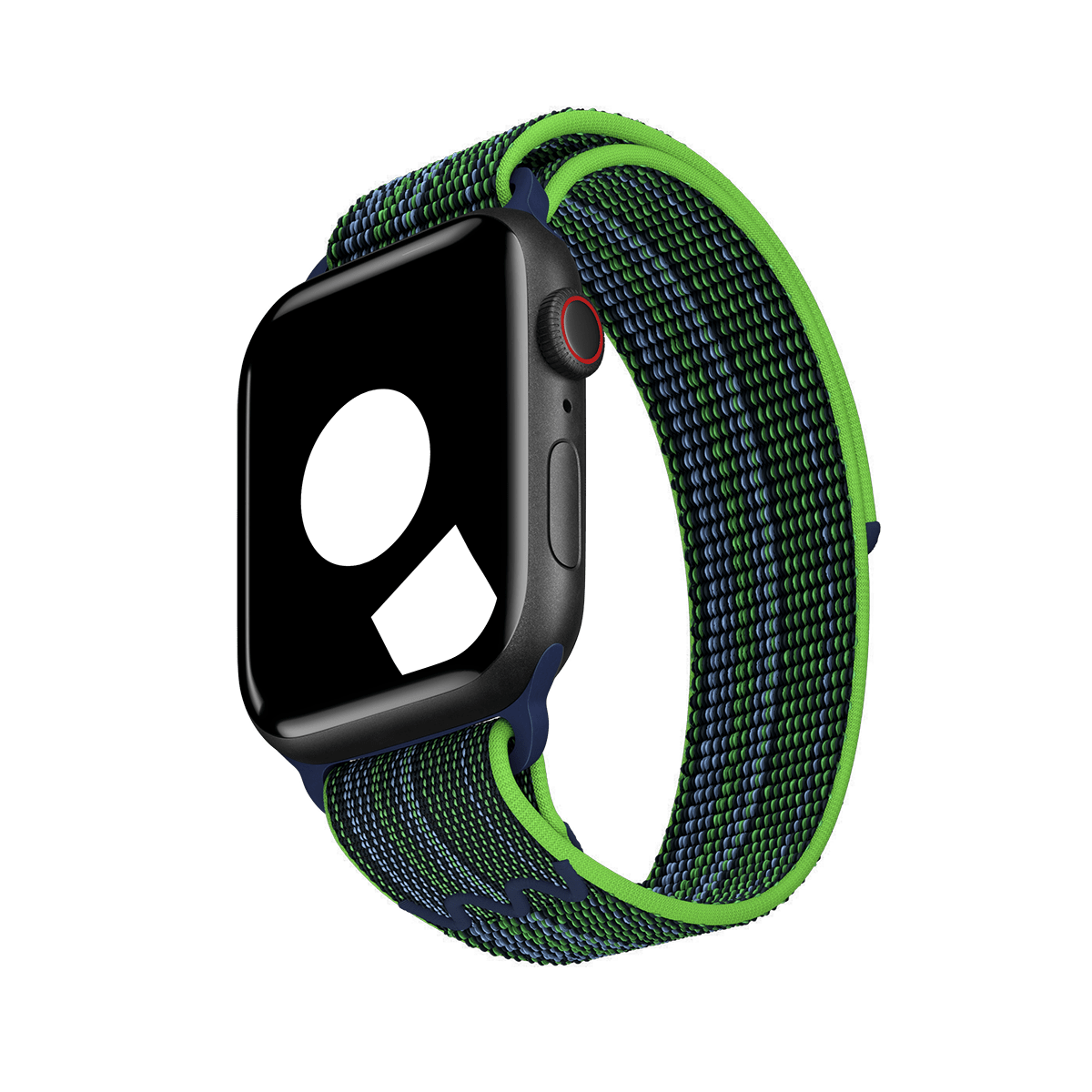 Bright Green/Blue Sport Loop Active for Apple Watch