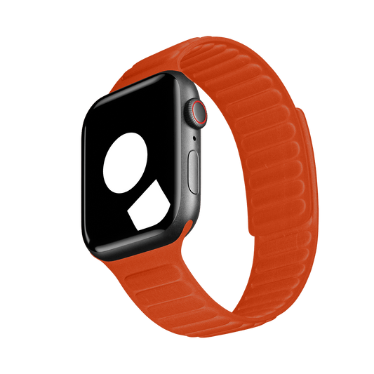 Orange Magnetic Link for Apple Watch