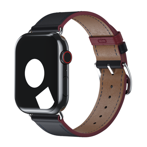 Indigo/Rouge H Single Tour for Apple Watch iSTRAP