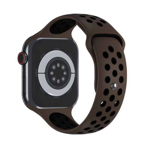 Ironstone/Black Sport Band Active for Apple Watch