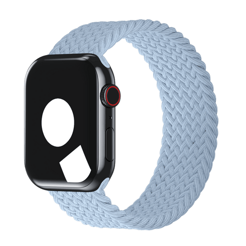 Light Blue Braided Solo Loop for Apple Watch