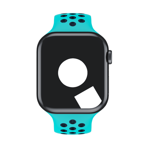 Marine Green/Blue Horizon Sport Band Active for Apple Watch