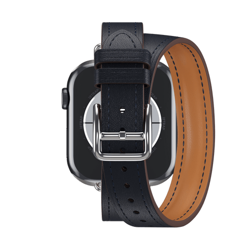 Navy Attelage Double Tour for Apple Watch iSTRAP