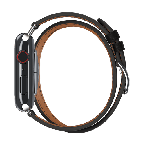 Noir Attelage Double Tour for Apple Watch iSTRAP