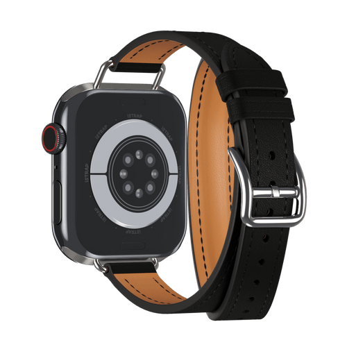 Noir Attelage Double Tour for Apple Watch iSTRAP